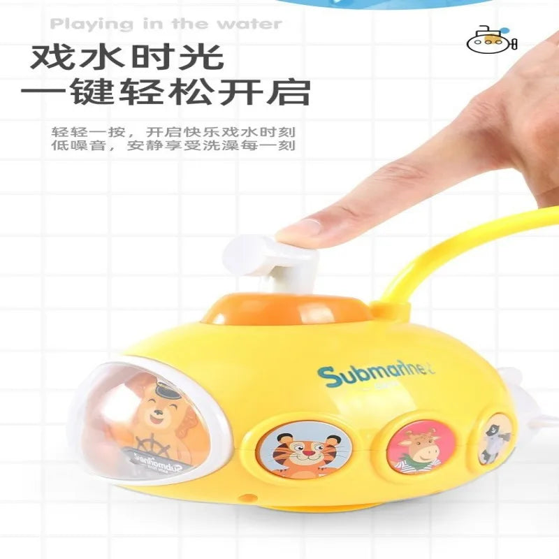 Electric Baby Bath Toy – Submarine Shower Sprinkler for Infants & Toddlers