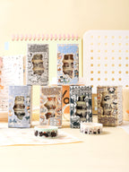 Animal Pattern Washi Tape Set – 5 Rolls