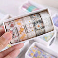 Animal Pattern Washi Tape Set – 5 Rolls