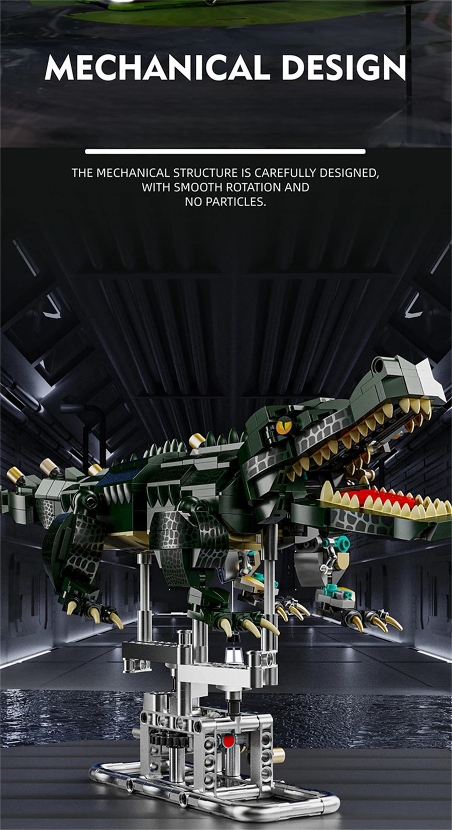 Mechanical Animal Building Set – Shark, Dolphin & Sea Life Building Blocks