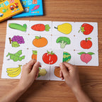 Montessori Flash Cards for Kids – Educational Learning Puzzle Cards for Babies & Toddlers