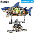 Mechanical Animal Building Set – Shark, Dolphin & Sea Life Building Blocks