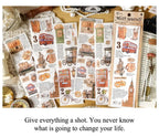 Travel Stickers Pack – 6pcs DIY Scrapbooking & Junk Journal