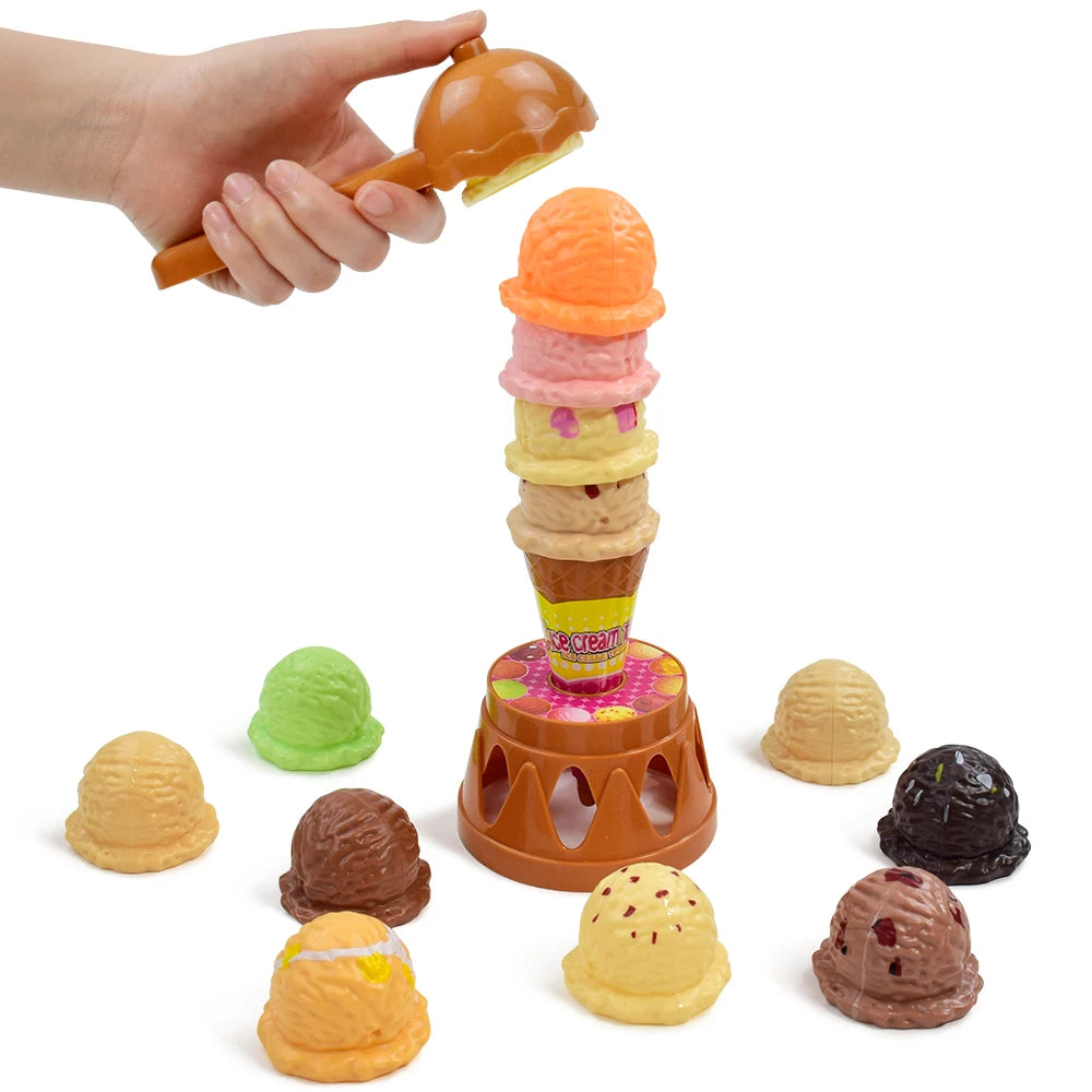 Ice Cream Stack Up Kitchen Toy – Pretend Play Food Set for Toddlers