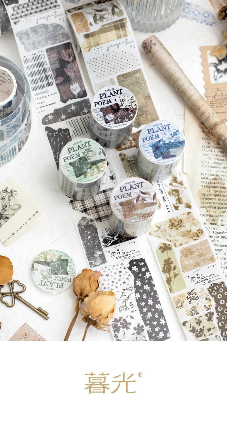 Poem of Plants Collage Tape – 5cm x 2m