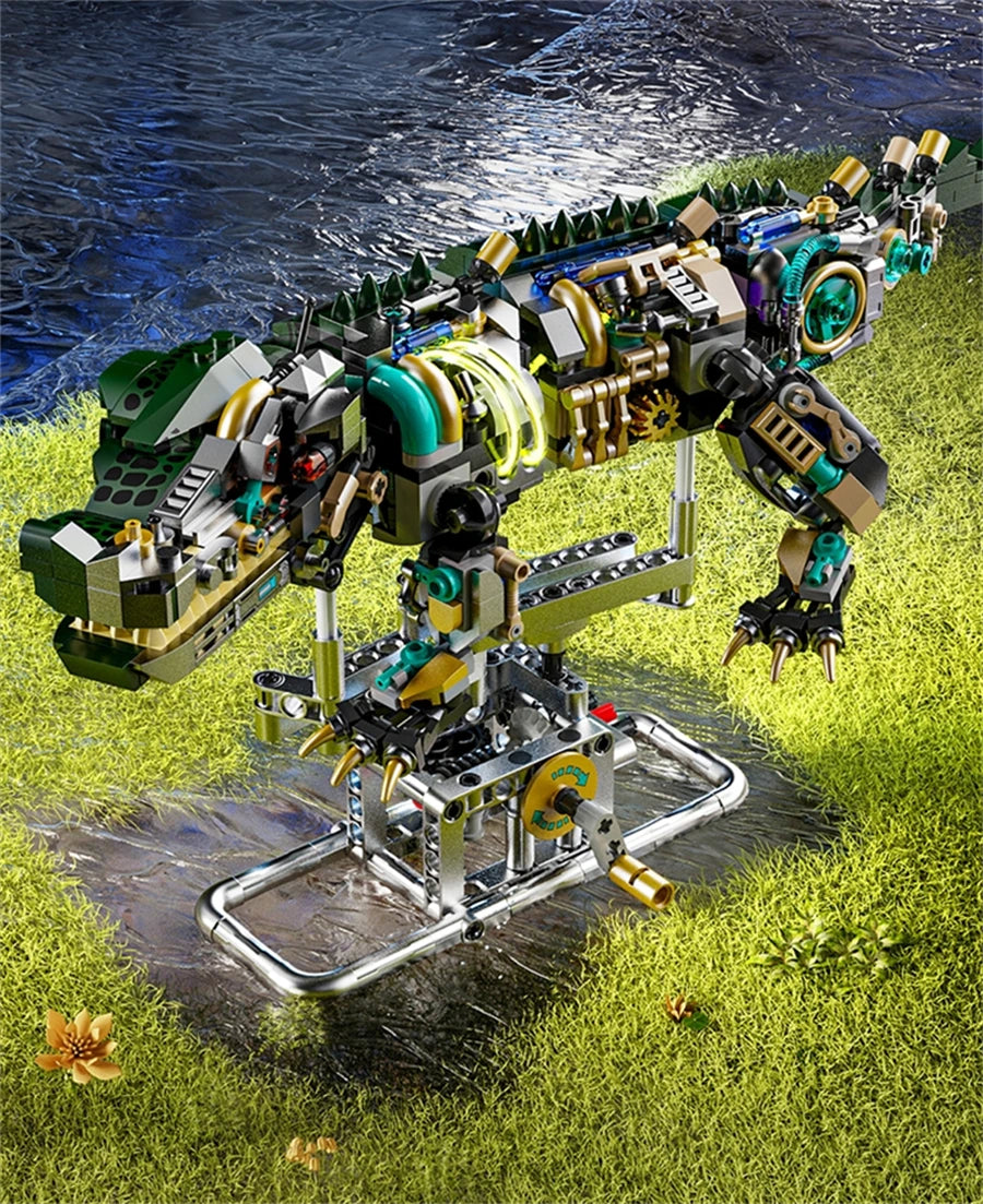 Mechanical Animal Building Set – Shark, Dolphin & Sea Life Building Blocks
