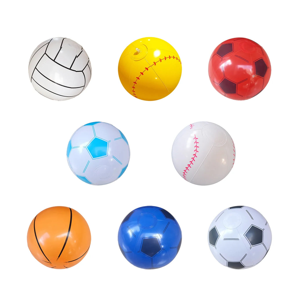 Inflatable Sports Ball – Mini PVC Beach & Pool Toy
