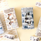 Animal Pattern Washi Tape Set – 5 Rolls