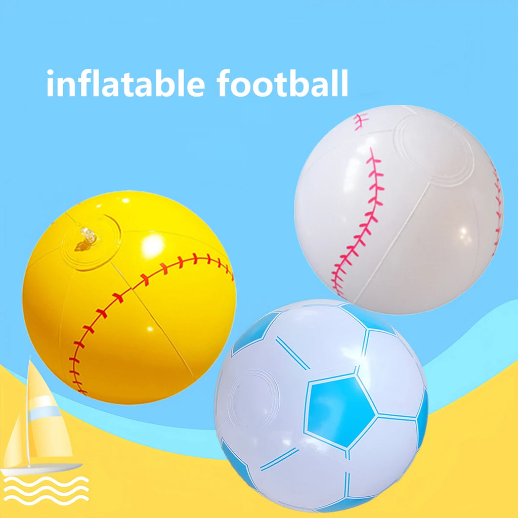 Inflatable Sports Ball – Mini PVC Beach & Pool Toy