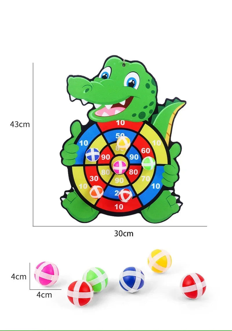 Educational Games Dart Board Kids Toy Stickey Ball Dart Indoor Sports Child Montessori Games for Children Gifts baby toys