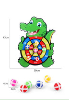Educational Games Dart Board Kids Toy Stickey Ball Dart Indoor Sports Child Montessori Games for Children Gifts baby toys