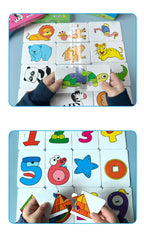Montessori Flash Cards for Kids – Educational Learning Puzzle Cards for Babies & Toddlers