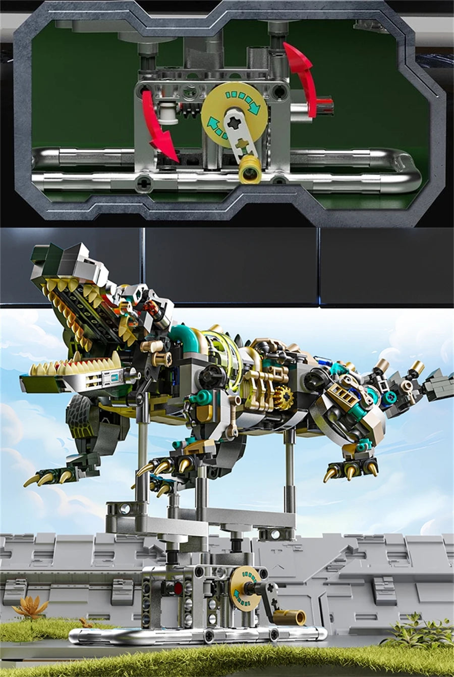 Mechanical Animal Building Set – Shark, Dolphin & Sea Life Building Blocks
