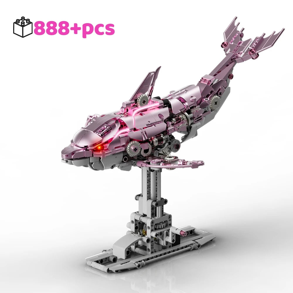 Mechanical Animal Building Set – Shark, Dolphin & Sea Life Building Blocks