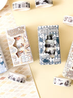 Animal Pattern Washi Tape Set – 5 Rolls