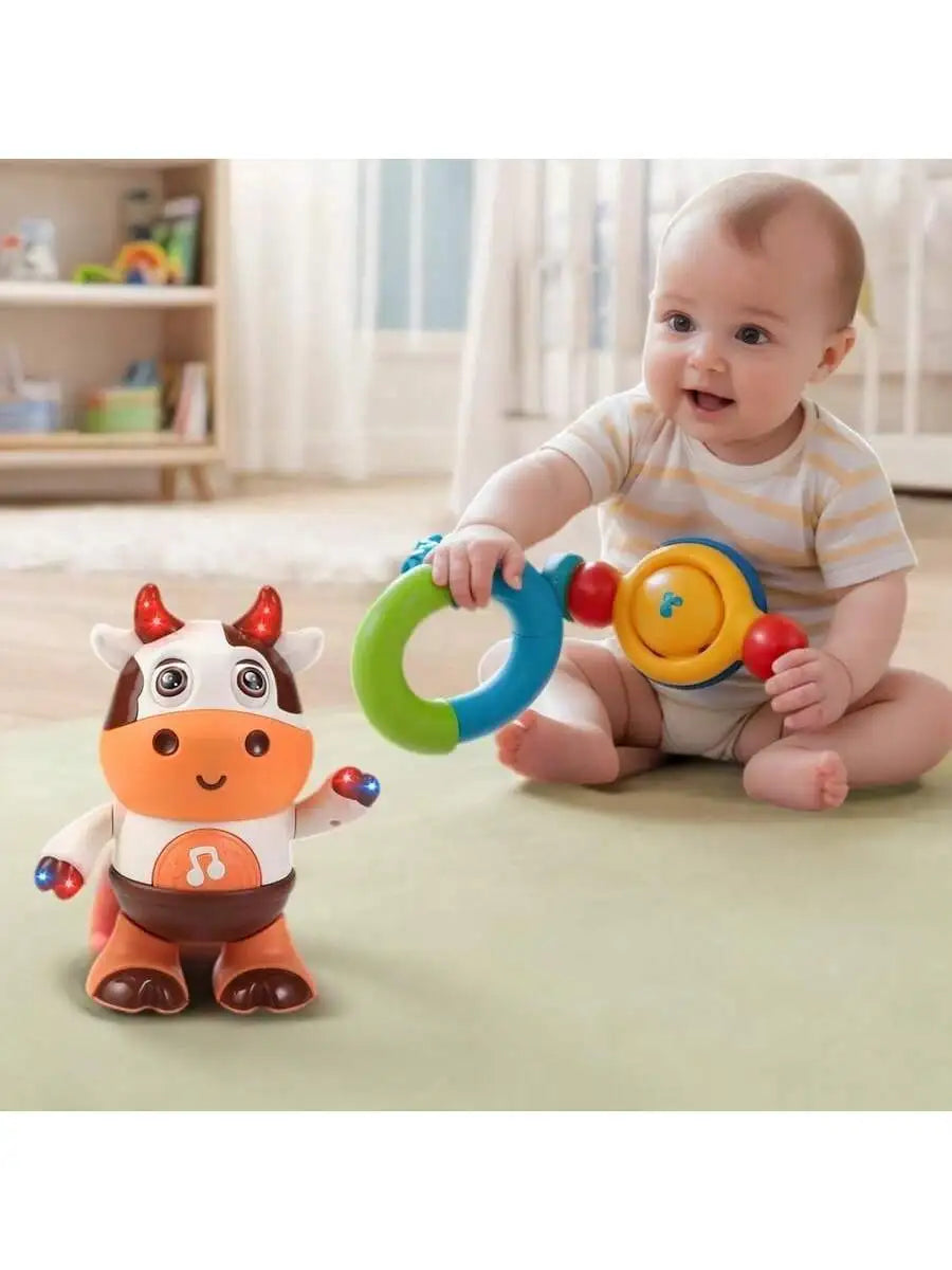 Baby Dancing Cow Toy – Electric Musical Plush with Funny Songs & Moves