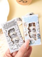 Animal Pattern Washi Tape Set – 5 Rolls