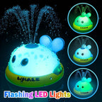 Light Up Whale Bath Toy for Babies & Toddlers – Sprinkler Fountain Bathtub Toy