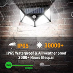 Solar Wall Light – 100 LED PIR Motion Sensor Outdoor Garden Lamp