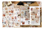 Travel Stickers Pack – 6pcs DIY Scrapbooking & Junk Journal