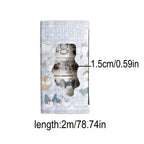 Animal Pattern Washi Tape Set – 5 Rolls