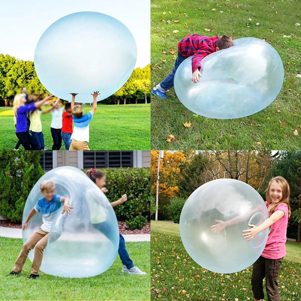 Kids Inflatable Bubble Ball – Soft Air & Water Filled Balloon Toy for Outdoor Play