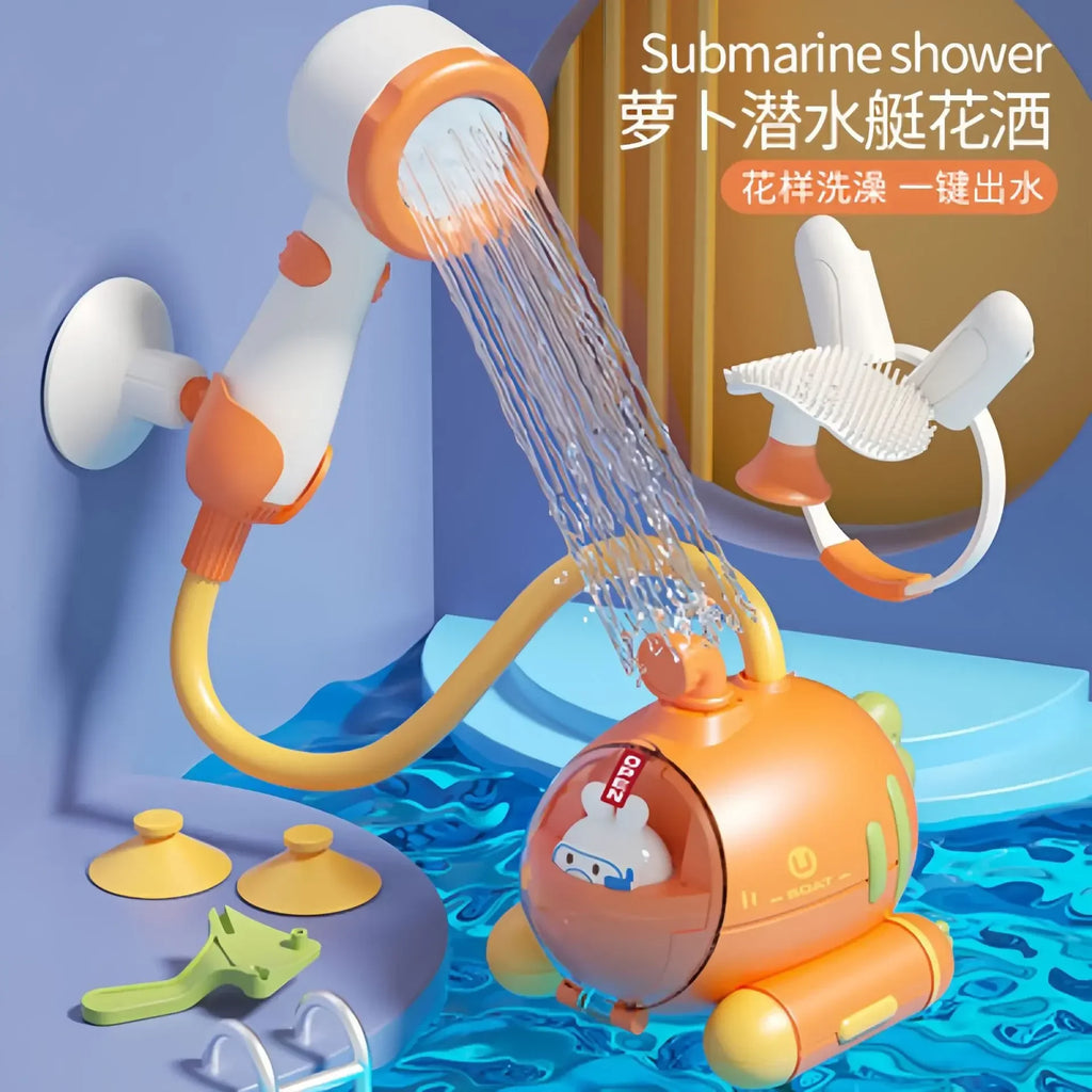 Electric Baby Bath Toy – Submarine Shower Sprinkler for Infants & Toddlers