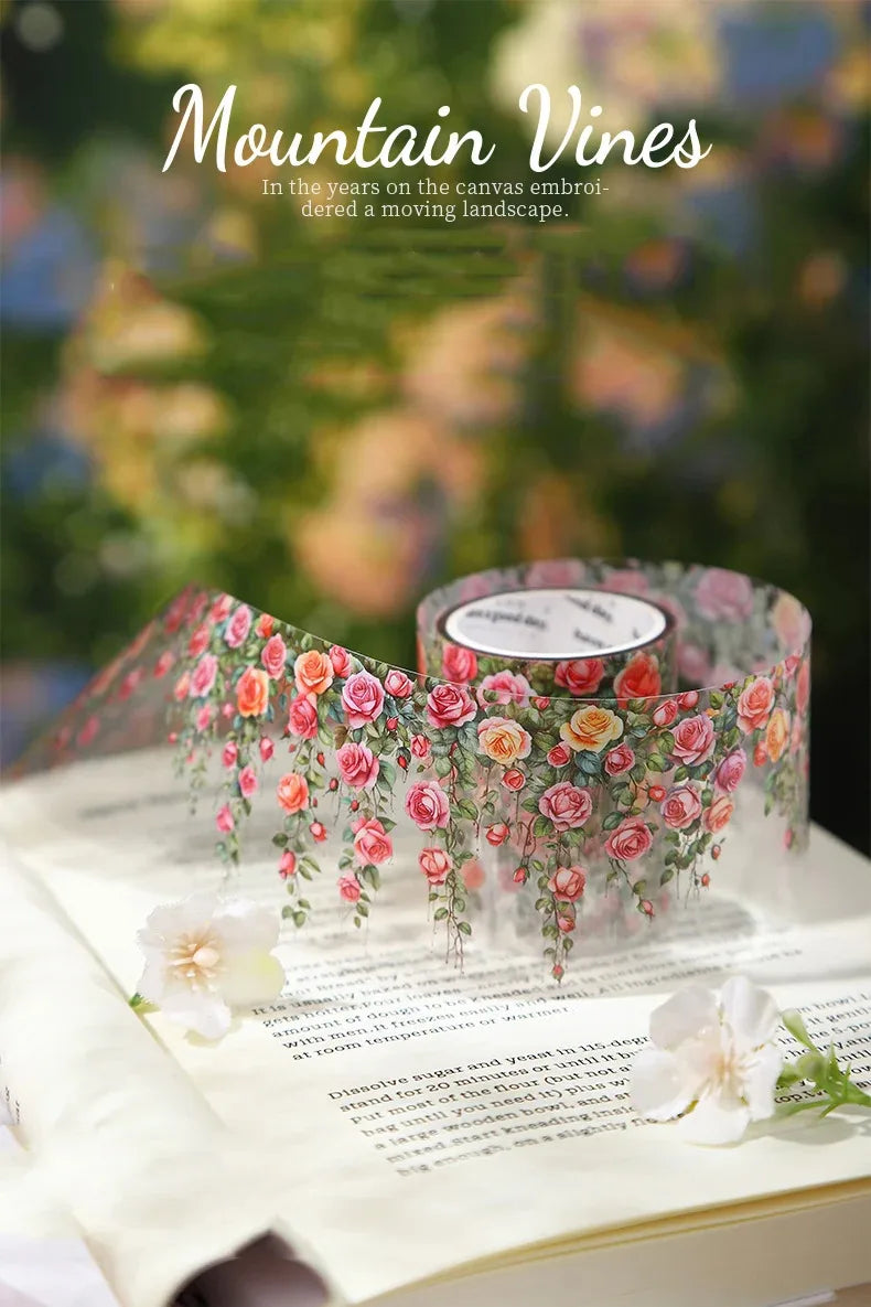 Mountain Vines Vintage PET Tape – 50mm x 2m