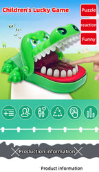Crocodile Bite Finger Game – Fun Reaction Toy for Kids & Family
