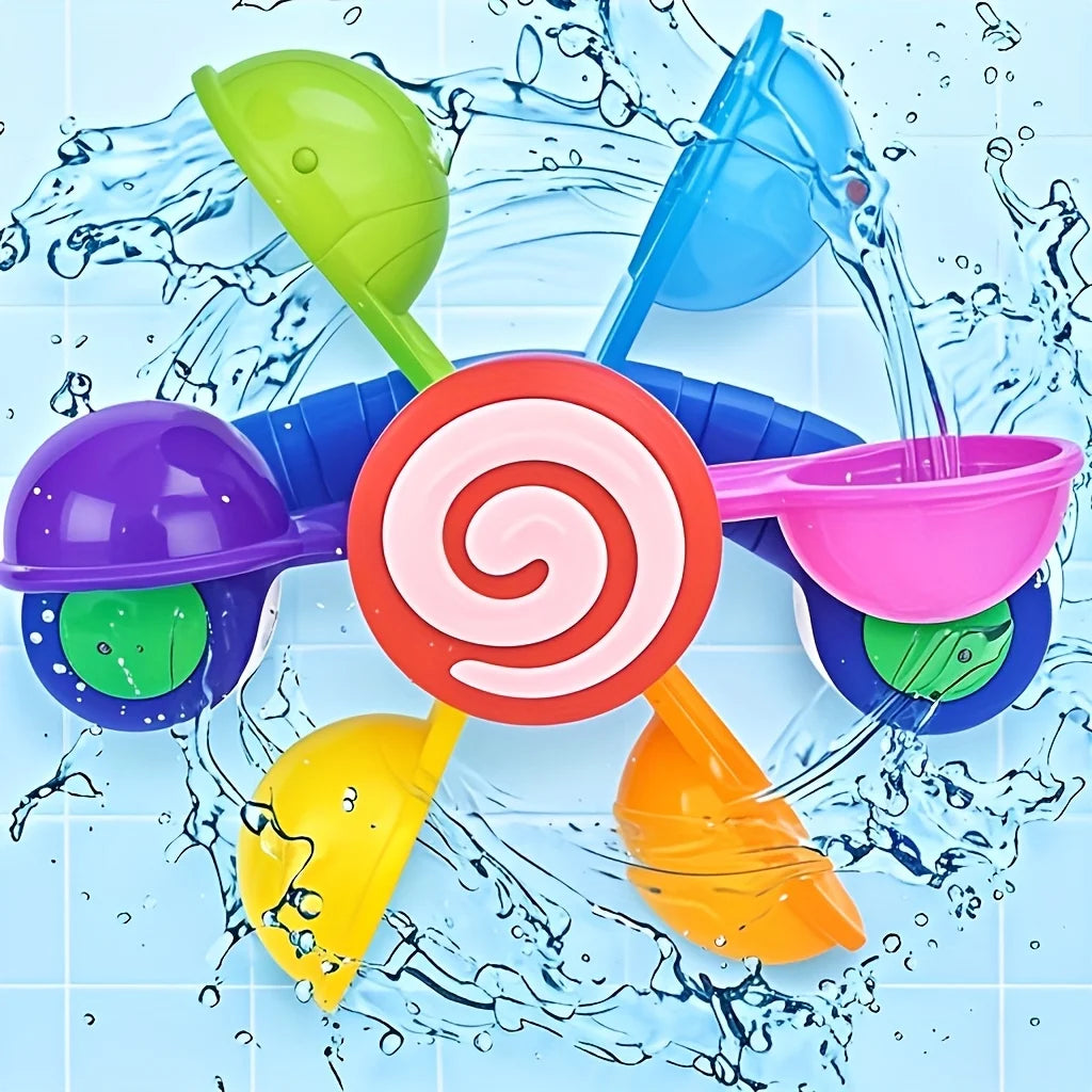 Spinning Bath Toy Windmill for Kids – Sensory Bathtime Fun