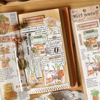 Travel Stickers Pack – 6pcs DIY Scrapbooking & Junk Journal