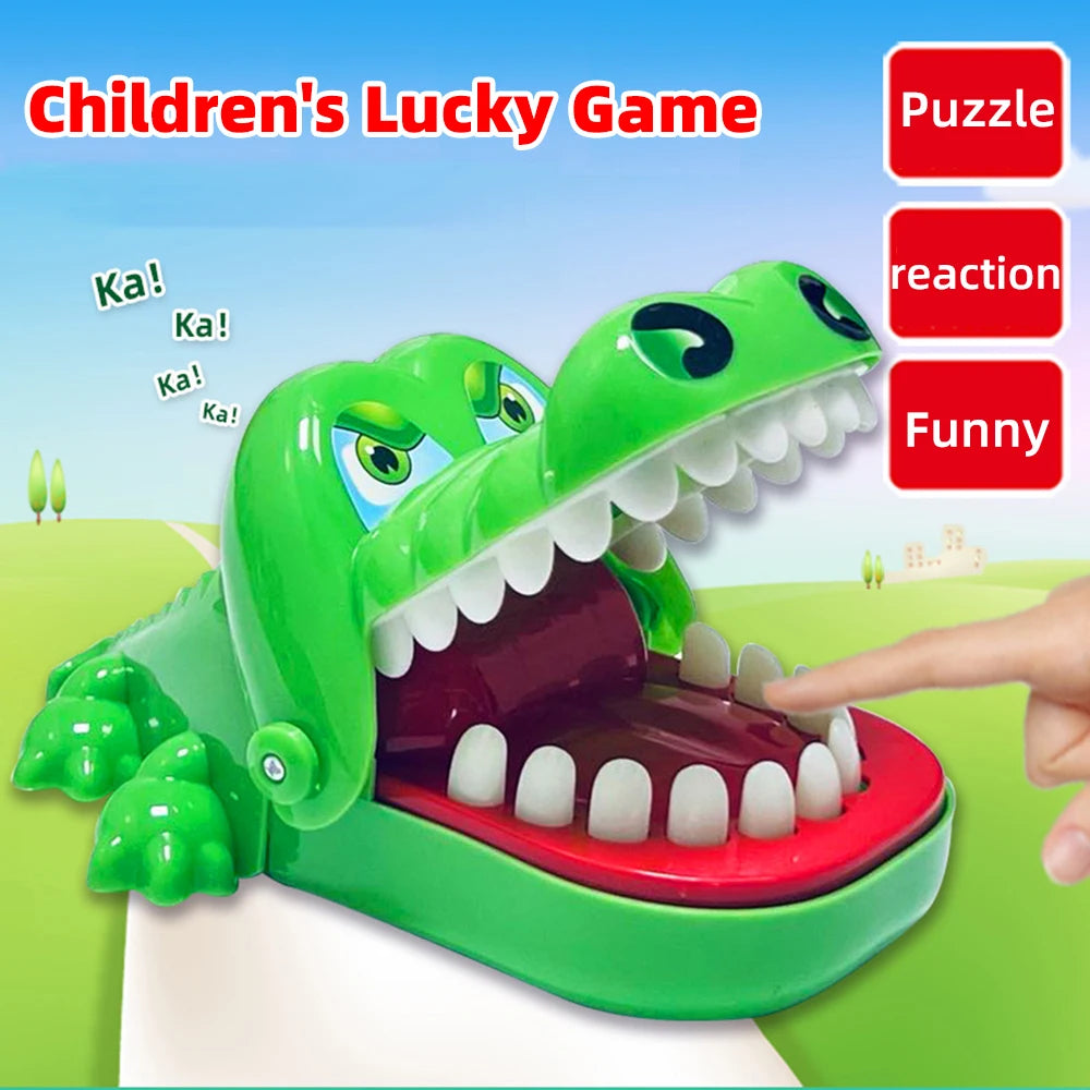Crocodile Bite Finger Game – Fun Reaction Toy for Kids & Family
