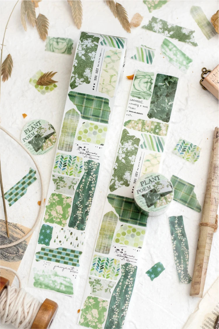 Poem of Plants Collage Tape – 5cm x 2m