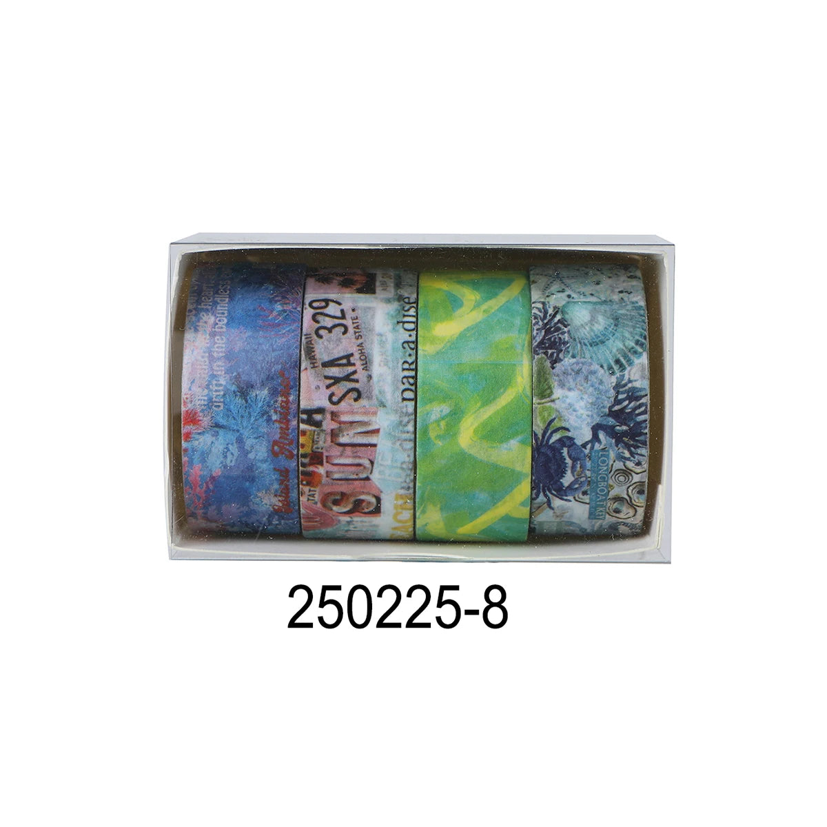 Animal Pattern Washi Tape Set – 5 Rolls