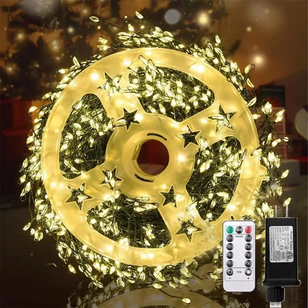 LED Firecracker String Lights – Remote Control Fairy Lights for Christmas, Weddings & Parties