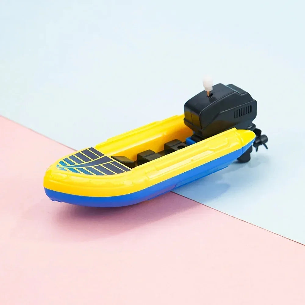 Clockwork Speed Boat Toy – Wind Up Bath & Water Toy for Kids