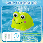 Light Up Whale Bath Toy for Babies & Toddlers – Sprinkler Fountain Bathtub Toy