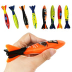 Kids Shark Rocket Pool Diving Toys – Summer Swimming Pool Dive Game Set