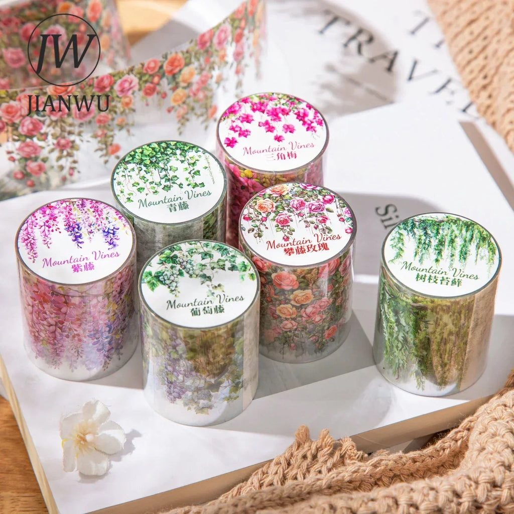 Mountain Vines Vintage PET Tape – 50mm x 2m