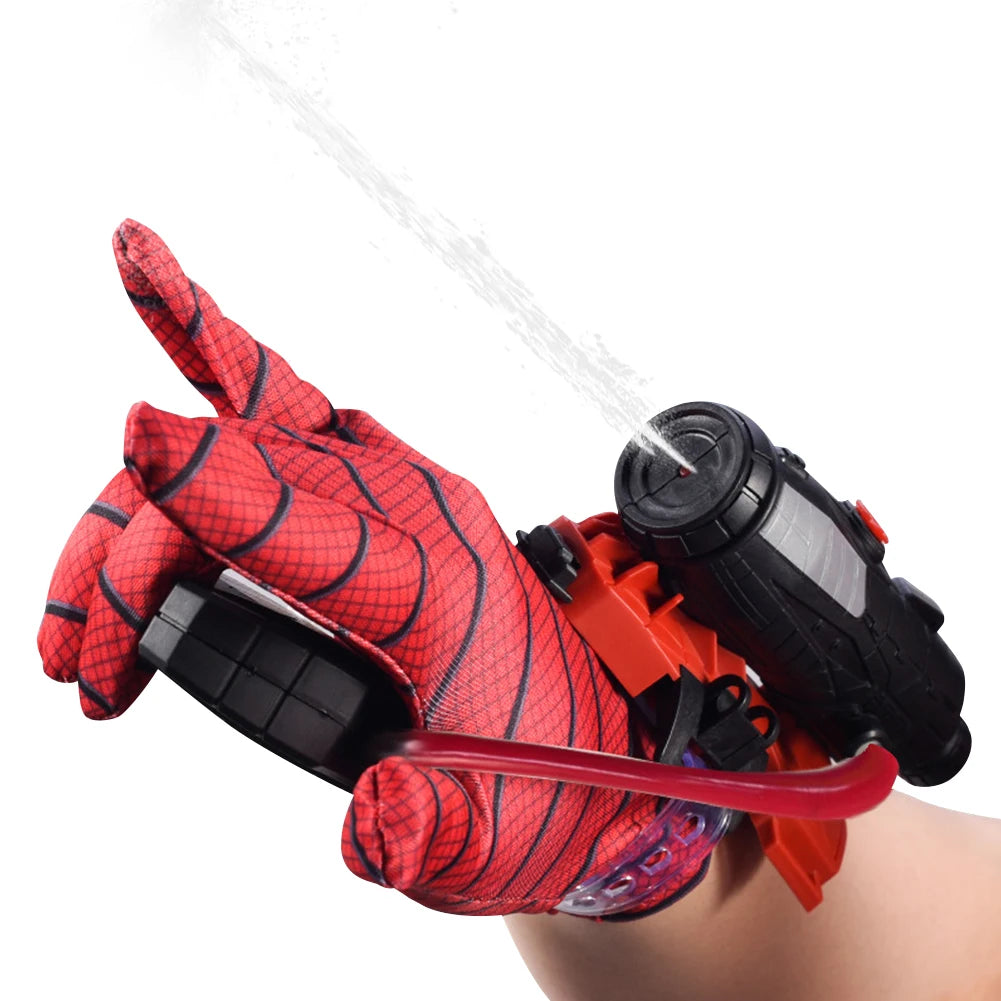 Spider Web Shooter Toy with Superhero Glove