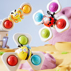 Cartoon Spinning Bath Toy – Insect, Ocean & Sky Themed Water Toys for Kids