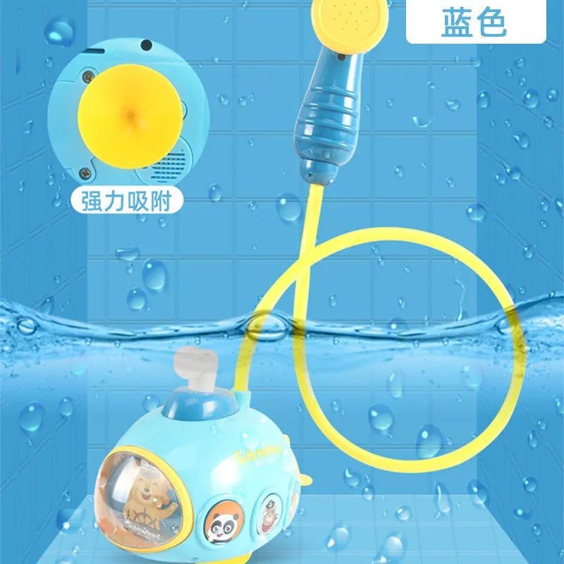 Electric Baby Bath Toy – Submarine Shower Sprinkler for Infants & Toddlers