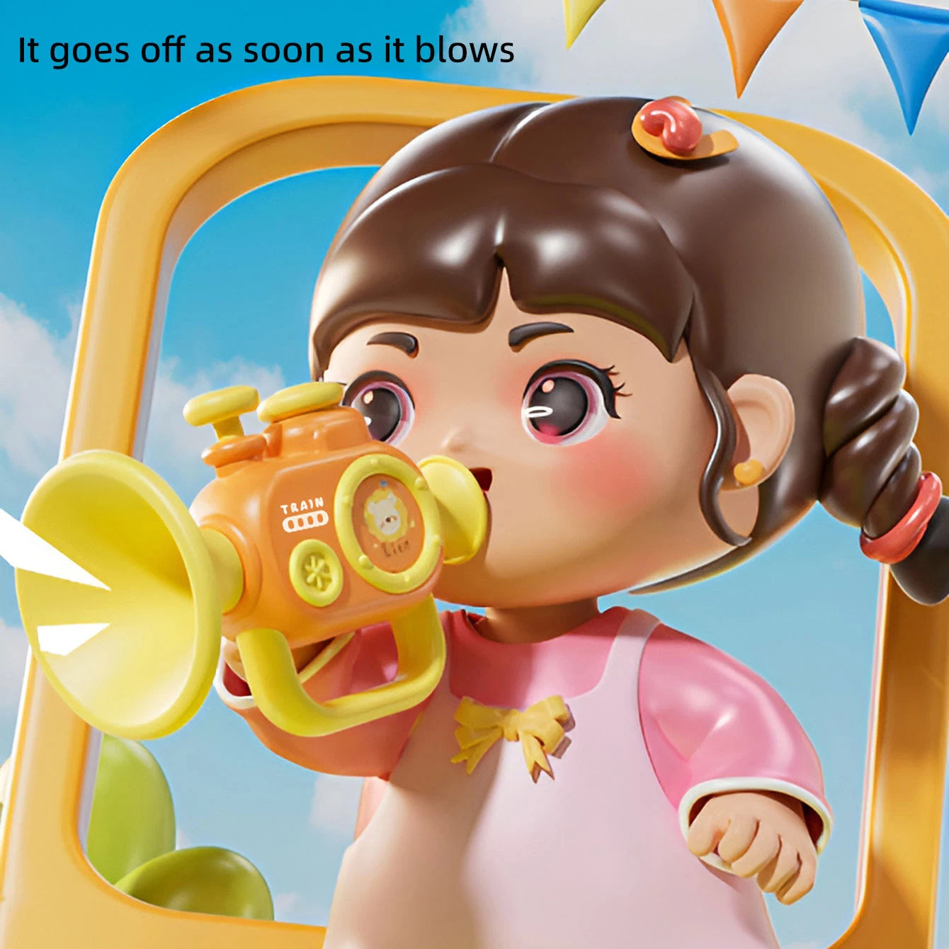 Baby Trumpet Toy – Musical Instrument Early Education Toy for Toddlers