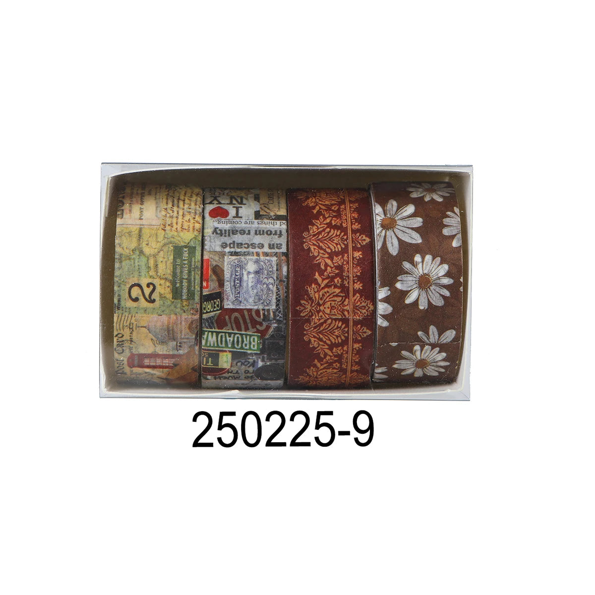 Animal Pattern Washi Tape Set – 5 Rolls