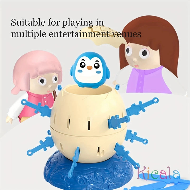 Penguin Pirate Barrel Game – Interactive Educational Thinking Toy for Kids