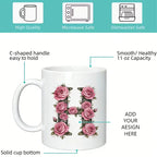 Personalised Photo & Text Mug – Custom Colour Ceramic Gift