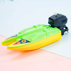 Clockwork Speed Boat Toy – Wind Up Bath & Water Toy for Kids