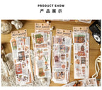 Travel Stickers Pack – 6pcs DIY Scrapbooking & Junk Journal