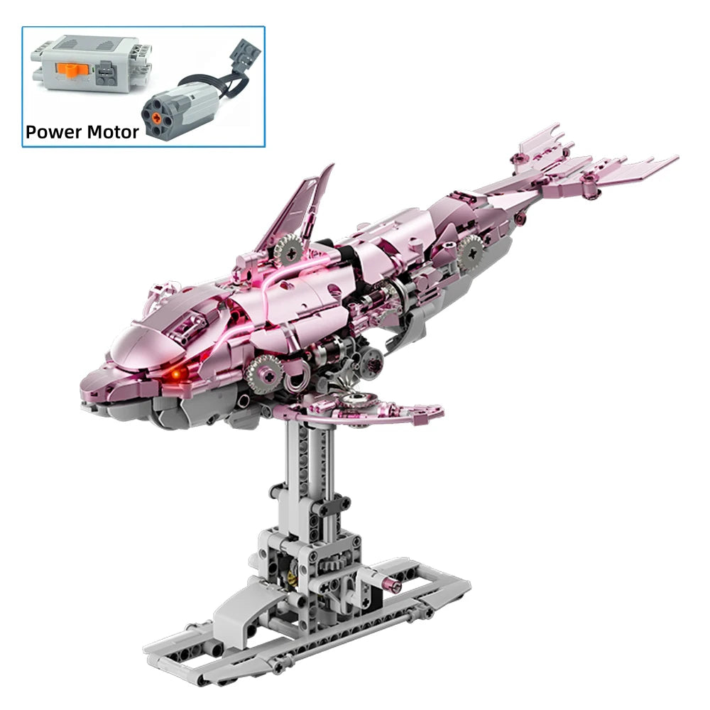Mechanical Animal Building Set – Shark, Dolphin & Sea Life Building Blocks