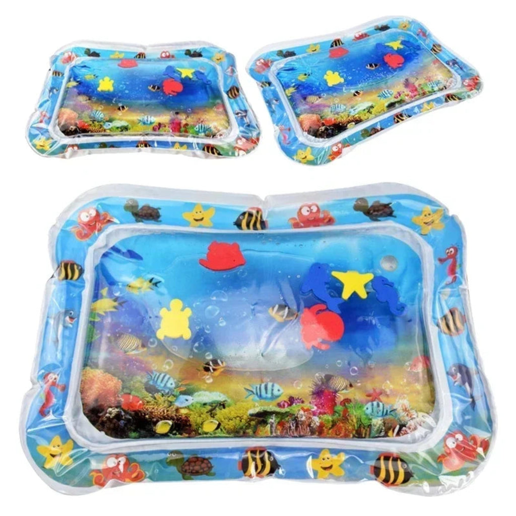 Baby Water Play Mat | Inflatable Tummy Time Sensory Pad for Infants & Toddlers